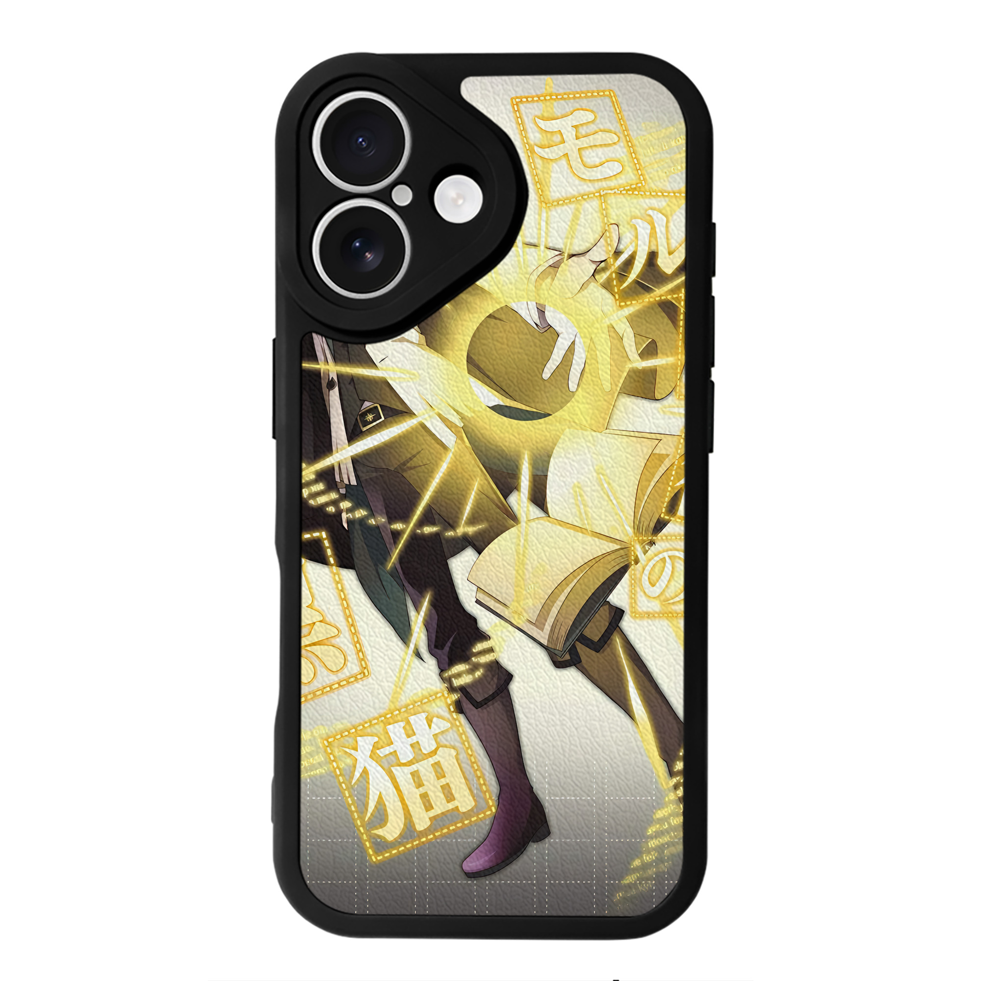 （画像用） 文豪ストレイドッグス Bungo Stray Dogs 【iPhone 16シリーズ対応】シリコンスマホケース（レザー調） 材質：シリコン